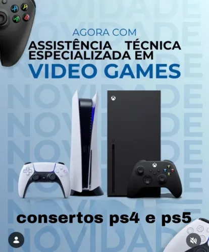 Conserto ps4 e ps5