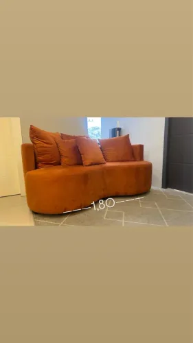 Sofá Curvo 3 lugares Orgânico