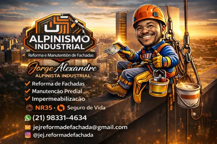Alpinismo Industrial | Reforma de Fachadas | Manutenção Predial | NR35