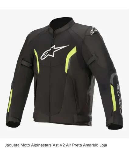 Jaqueta Moto Alpinestars Ast V2 Air Preta