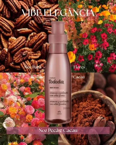 BODY SPLASH* NOZ PEÇA E CACAU 200ML