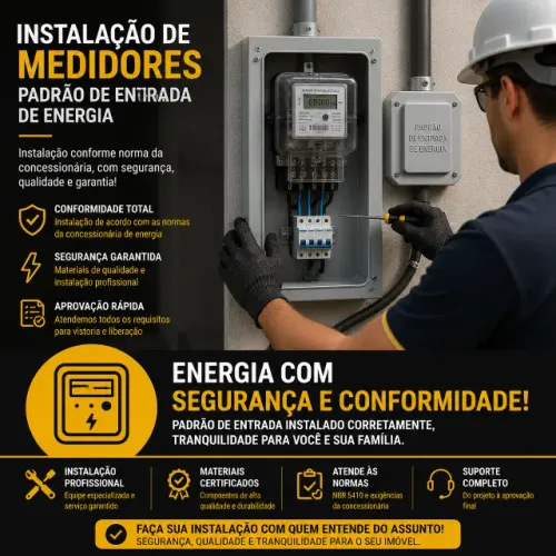 ? SERVIÇOS ELÉTRICOS RESIDENCIAL E COMERCIAL COM GARANTIA