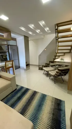Cobertura Duplex 108m² | 3 Quartos | Suíte com Closet | Mobiliada | Churrasqueira