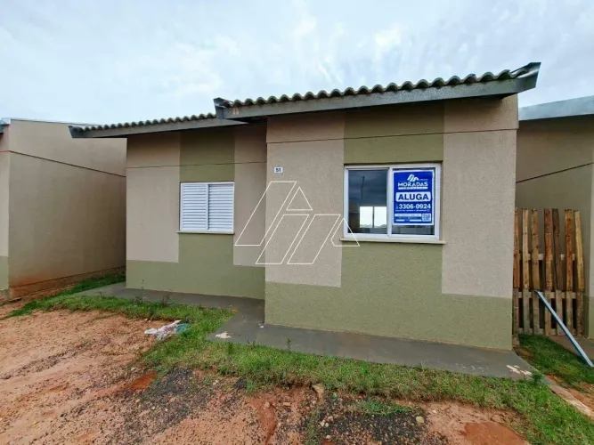 Casa com 02 dormitórios para locação no Terras de São Paulo Zona Norte, Marília/SP