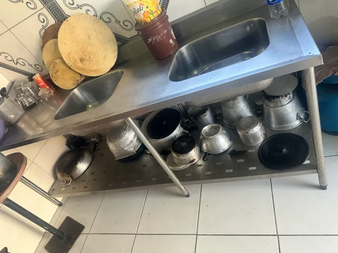 Self-service Pia inox