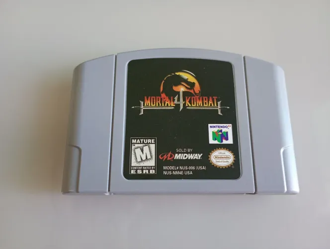 Jogos Nintendo 64 - mortal Kombat 4