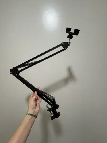 braço articulado de mesa, suporte girafa ou boom arm