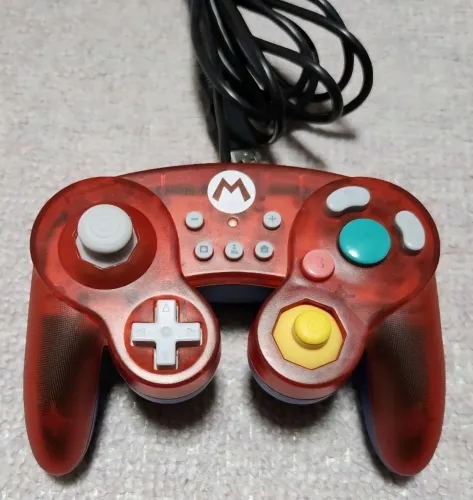 Controle Hori Nintendo Switch (mario) Gamecube