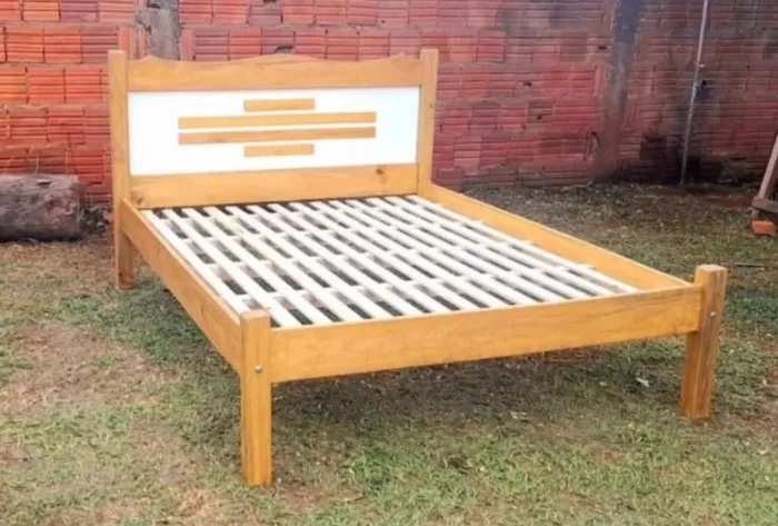 Cama de madeira novas casal e solteiro 