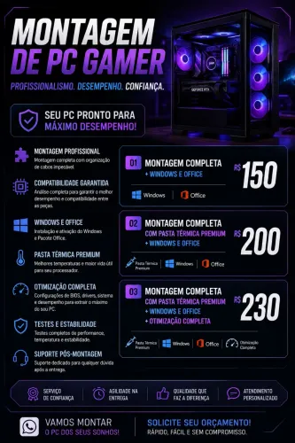 Montagem de PC gamer