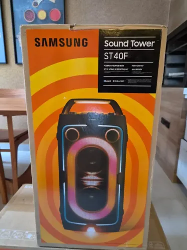Caixa de Som Samsung Tower, 160W RMS, Nova e Lacrada, Garantia e Nota