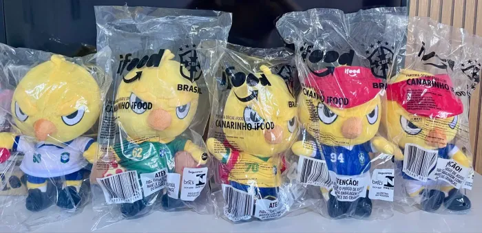 Pelúcia do iFood