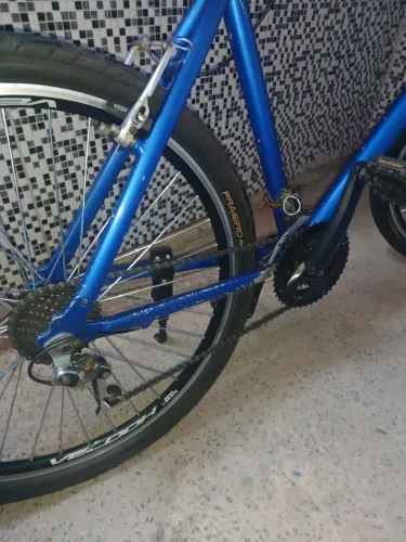 Bicicleta Caloi Alluminum cor Azul Aro 26