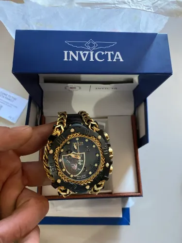 Relógio masculino invicta gladiador reserve edição ilimitada Raiders 100% original