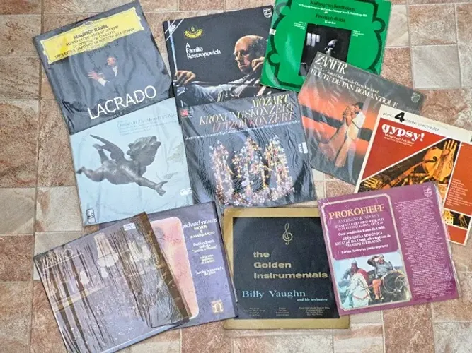 Lote LP's Discos de Vinil de Músicas Clássica (11 UNIDADES)