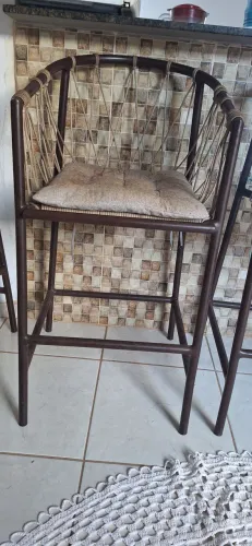 KIT DE 3 CADEIRAS PARA BALCÃO