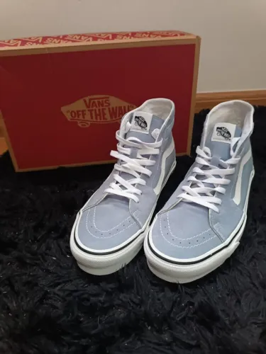 Tênis Vans Sk8-Hi Azul Claro (Novo) tamanho 41