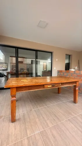 Mesa de madeira de demolição!!