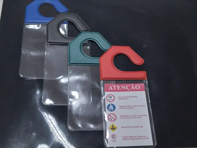 Porta Cracha Carro (Kit 25 unidades)