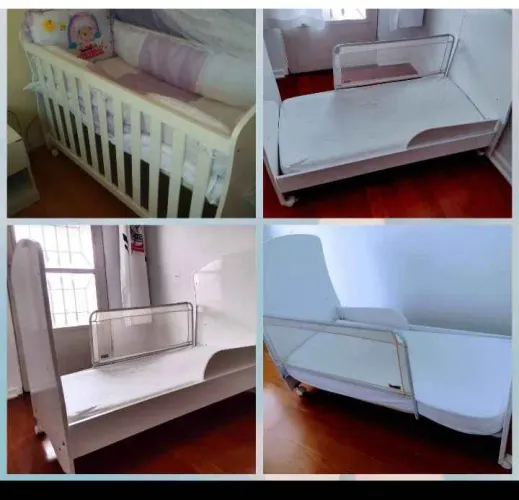 Berço que vira cama infantil 