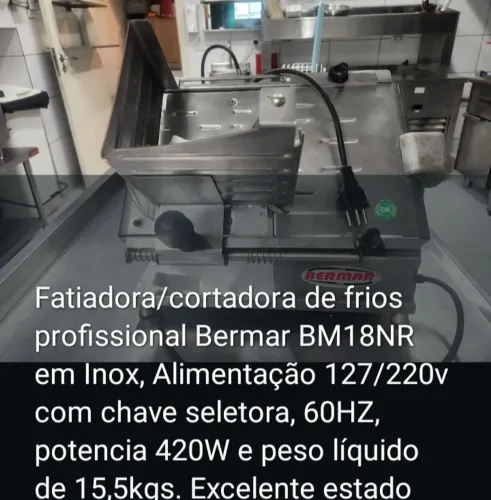 Cortador fatiador de frios
