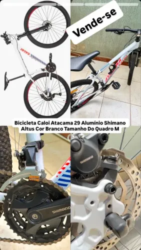 BICICLETA CALOI ATACAMA 29 ALUMÍNIO SHIMANO ALTUS