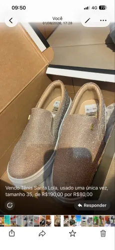 Vendo sapatos e tênis Santa Lola