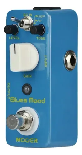 Pedal Mooer Overdrive Blues Mood Drive Branco/preto