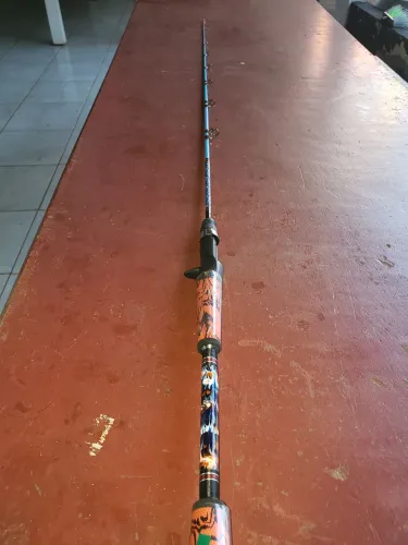 Vara de fibra de vidro maciço pra carretilha. 