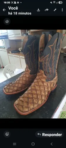 Bota jacomo pirarucu.