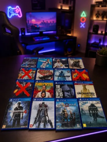 Jogos de ps4 e ps5 apartir de 40$