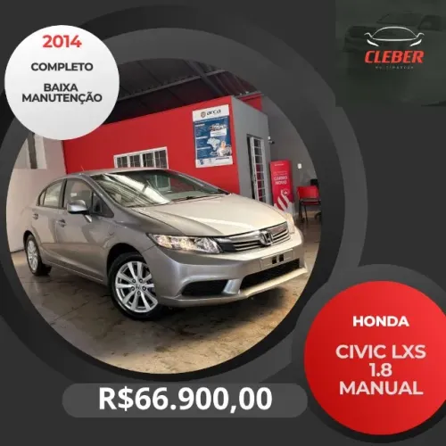 Honda Civic Sedan LXS 1.8/1.8 Flex 16V Mec. 4P 2014