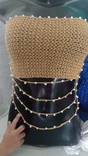 Blusa de crochê 