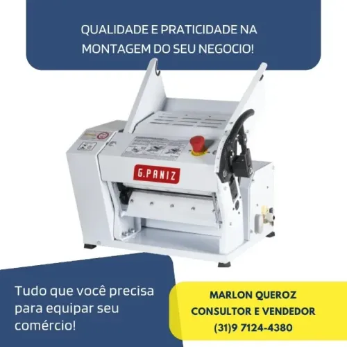 Cilindro de Massas 30 Cm G.Paniz Novo
