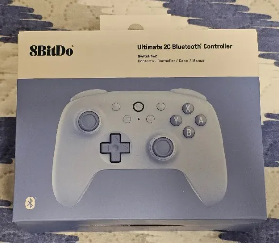 Lacrado - Controle 8bitdo Ultimate 2C Bluetooth Switch PC