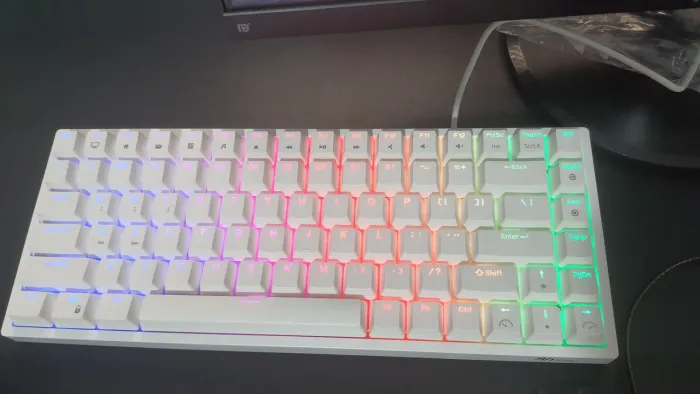 Teclado RK Royal Kludge RK84 Branco