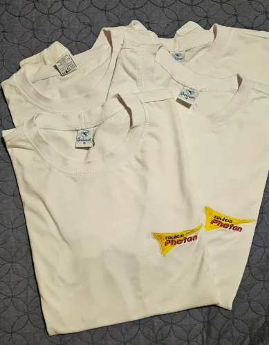 5 Camisetas manga curta uniforme Colégio Photon