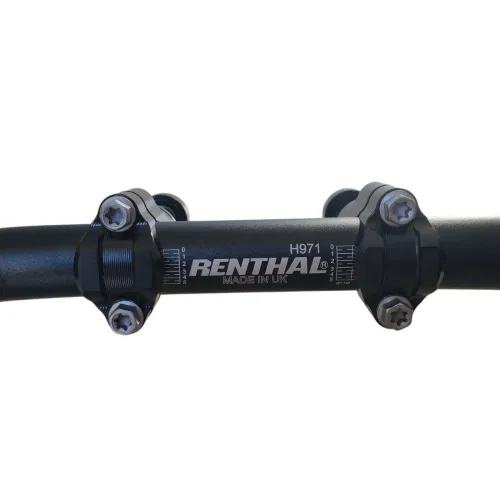Guidão Renthal e riser tipo Ktm