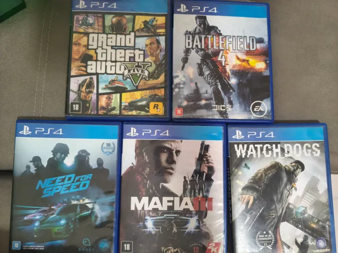 Jogos de Playstation 4 TODOS JUNTOS