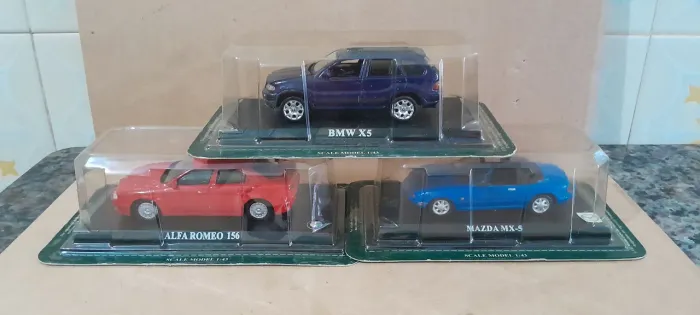 Lote 3 Modelos (Defeito) 1/43 Auto Collection Del Prado