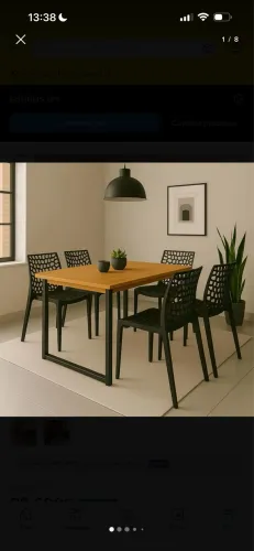 Mesa Vintage 4 cadeiras 