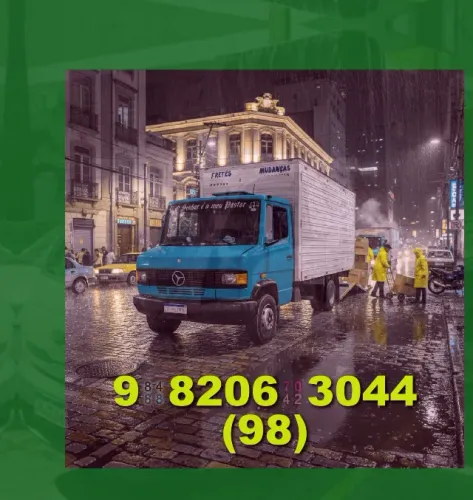 Frete em 3 bairros: Centro, Cohab, Anil! Faça sua mudança com segurança e rapidez!