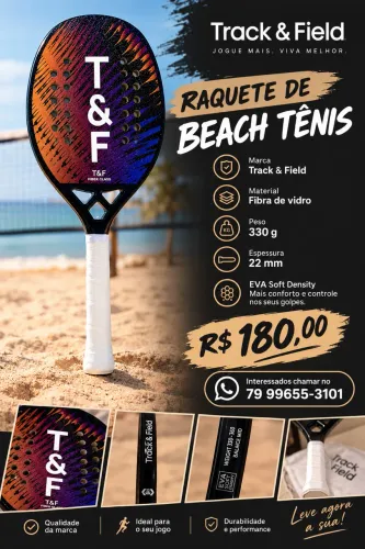 Raquete Beach tenis Track Field