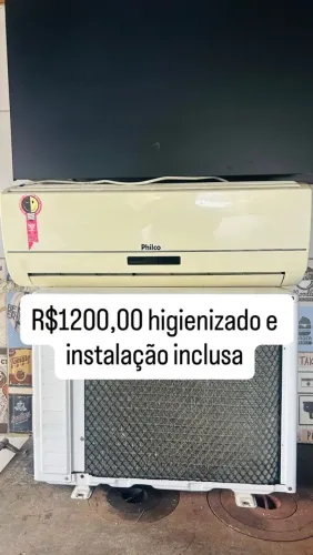 Ar condicionado com instalação incluída