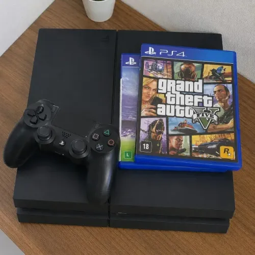 PS4 + Controle Original + Jogos