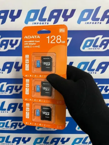 Cartão de memória ADATA MicroSDXC 128GB Class 10 UHS-I A1 Original Com Garantia