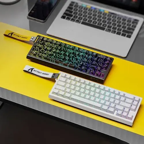 Teclado Gamer Magnetico X68 HE Black Contorno Preto Loja Fisica