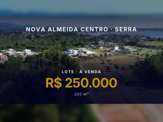 Construa seu sonho: Lote plano em Nova Almeida Centro, Serra!