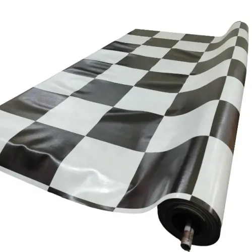 Piso Vinílico Em Manta Pvc Xadrez 2 M2 ( 2,00 X 1,00 Mts )