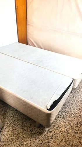 Cama Box Queen Size (Bipartida)